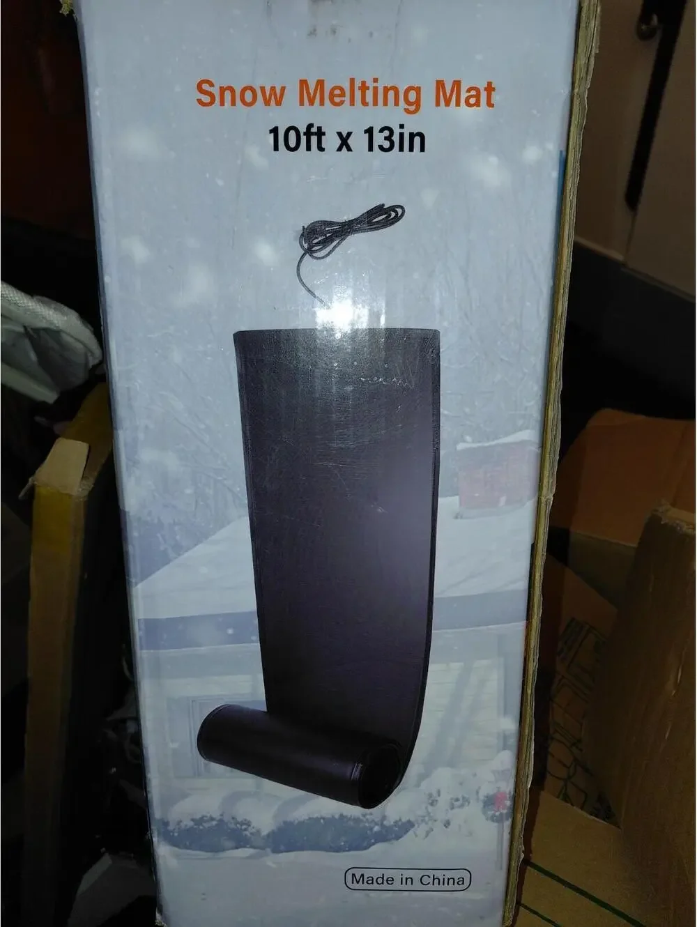 Heated snow melting Mat 10x 13 For roof walkway or driveway